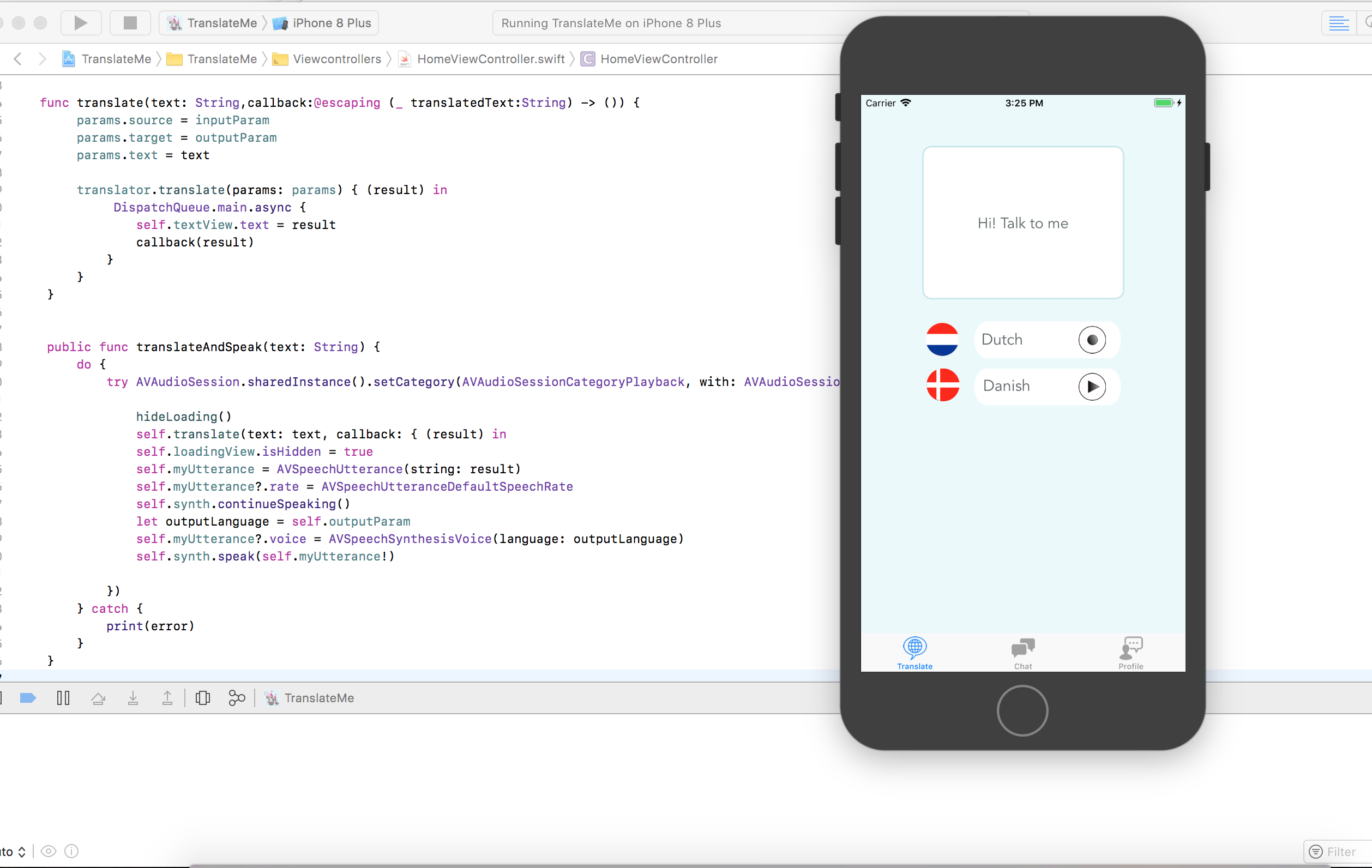 Mobile Development - screenshot