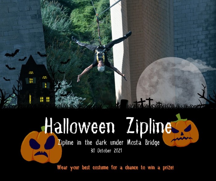 Halloween Zipline by MC Adventures Malta