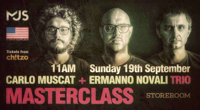 Jazz Masterclass with Carlo Muscat + Ermanno Novali Trio