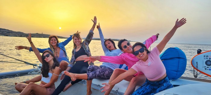 Sunset Sailing Yoga Experience in Malta 