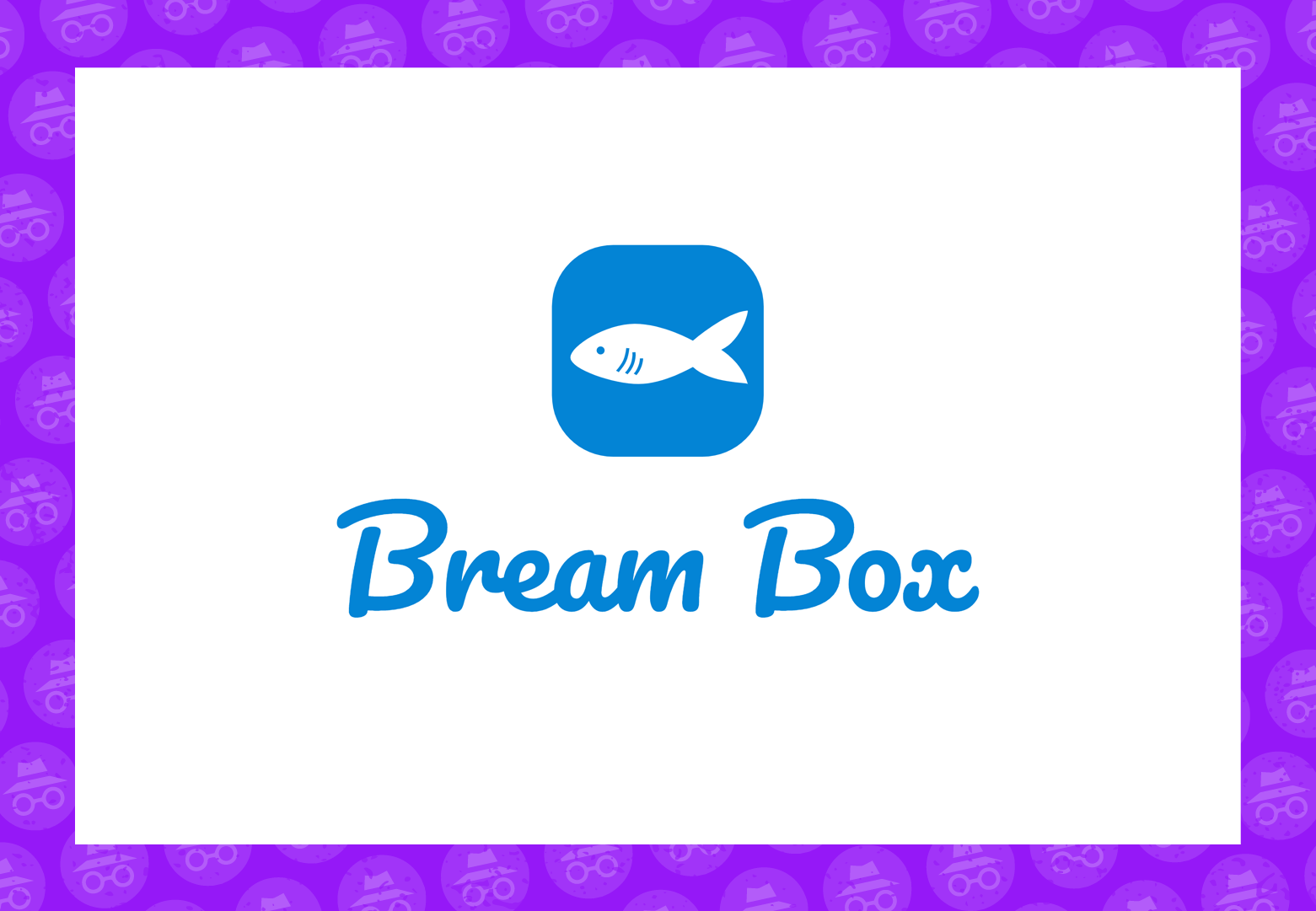 Bream Box Logo on Background
