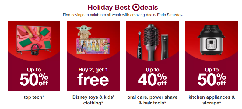 Target Holiday Deals