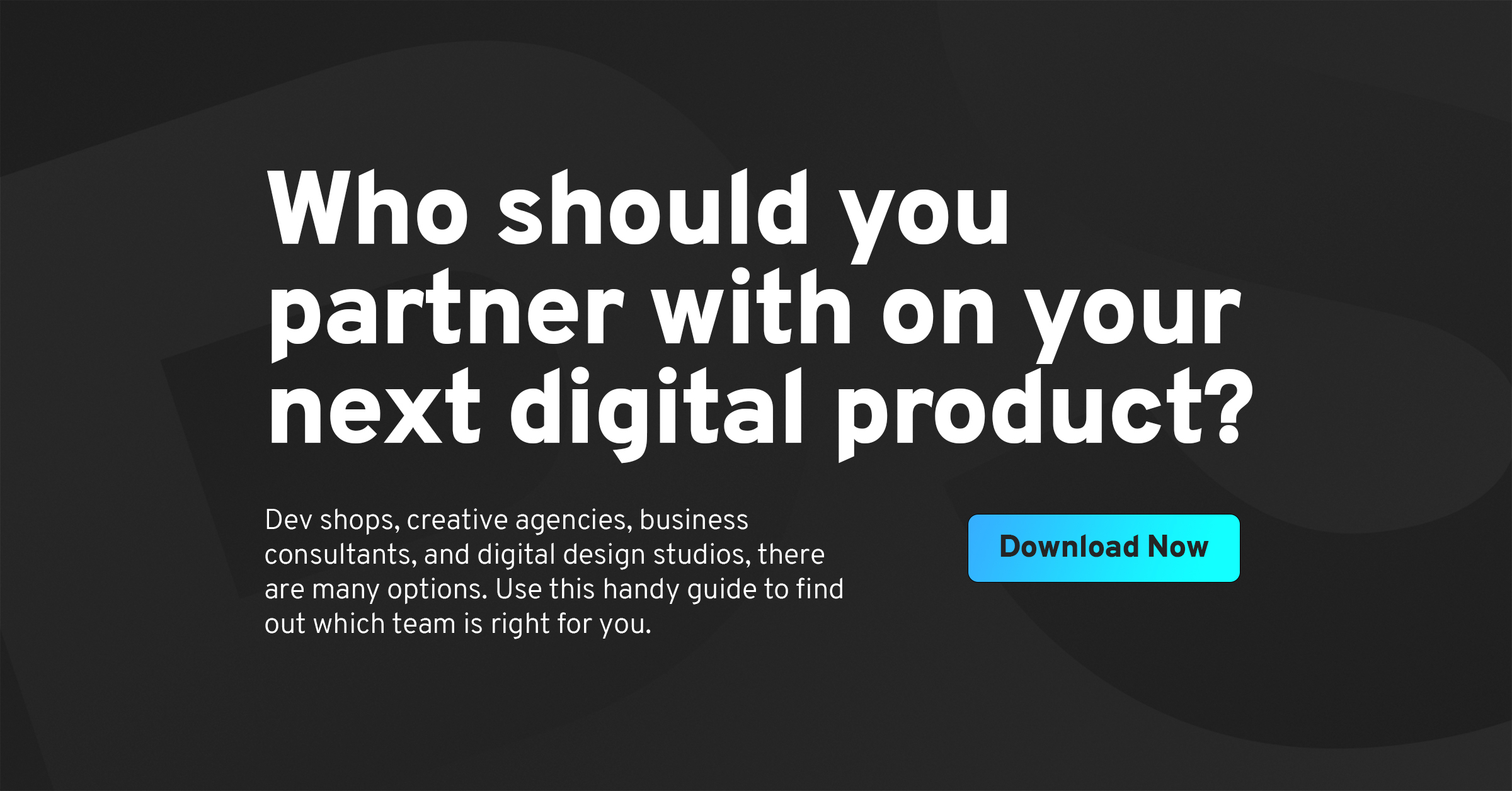 Who should you partner with on your next digital product?