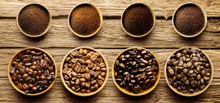 olika kaffebönor
