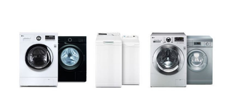 Tvättmaskiner 3 olika typer frontmatad toppmatad kombinerad tvätt och tork