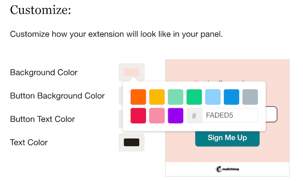 formulaire-ext-personnaliser-cliquer sur color (couleur)
