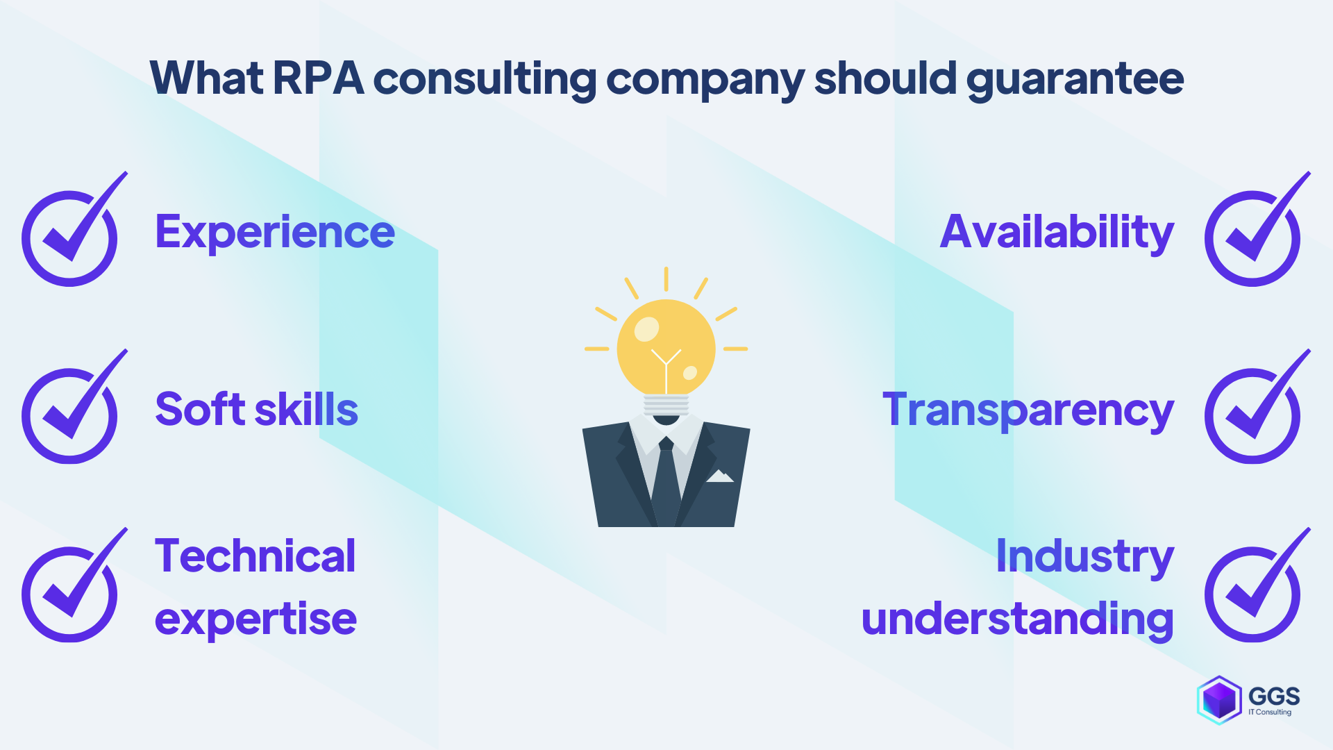 What RPA consulting company should guarantee