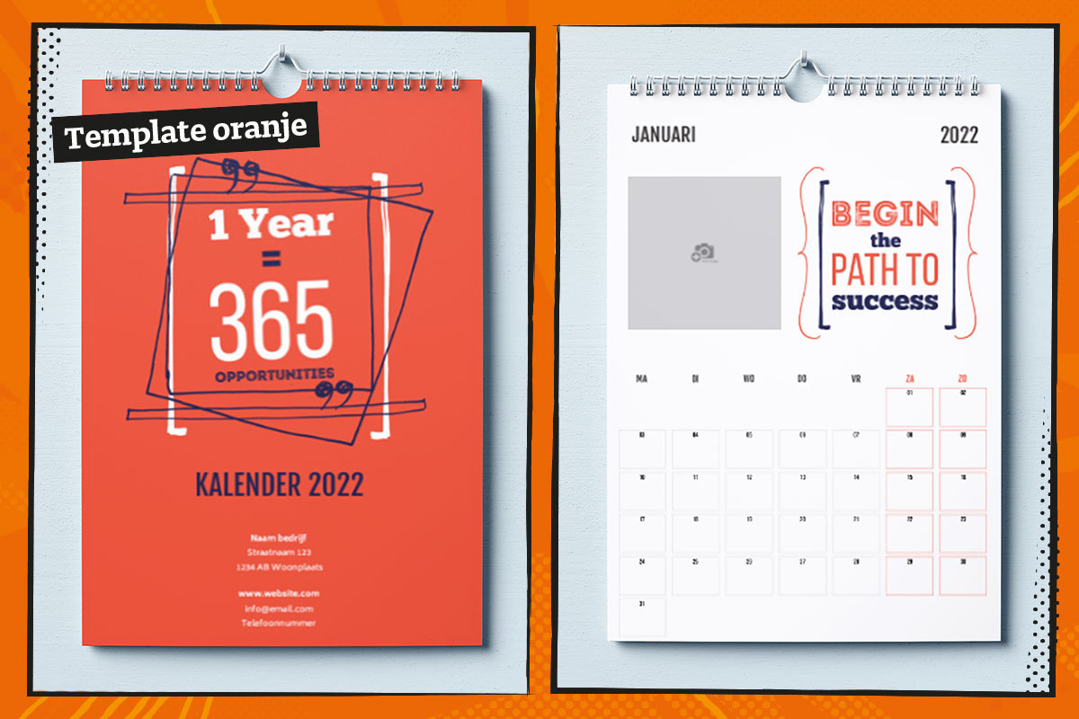 kalender-oranje