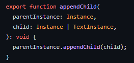 React DOM append child