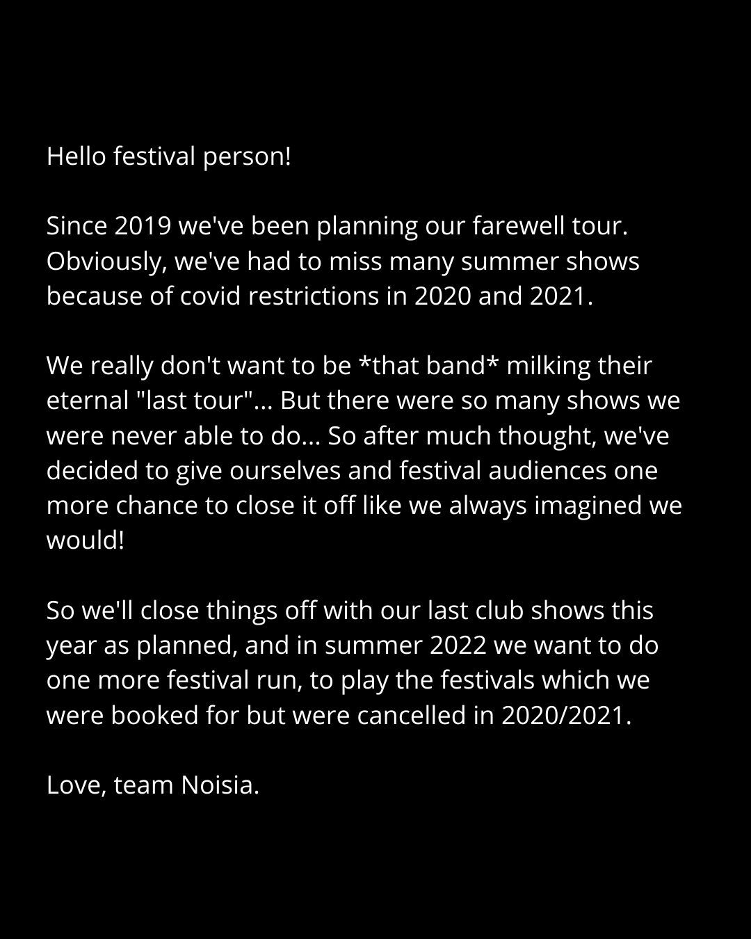 festivals 2022 announcement